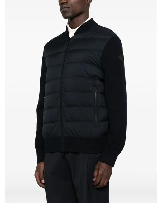 Moncler Black Quilted Jacket for men