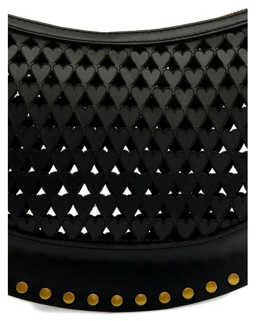 Isabel Marant Black Oskan Moon Gb Shoulder Bag