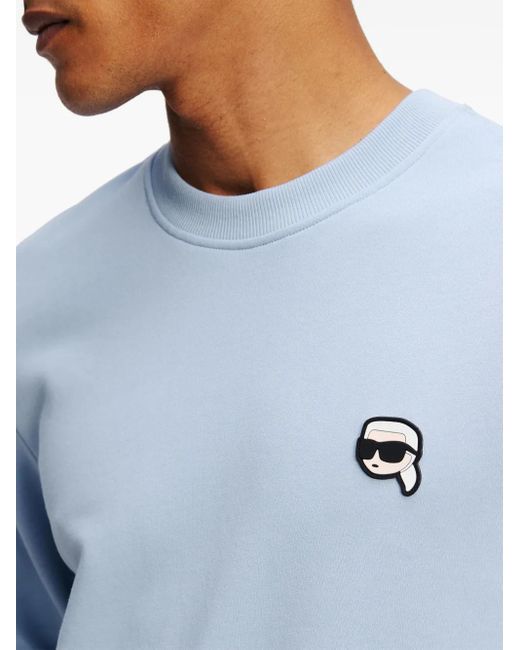 Karl Lagerfeld Blue Ikon Sweatshirt for men