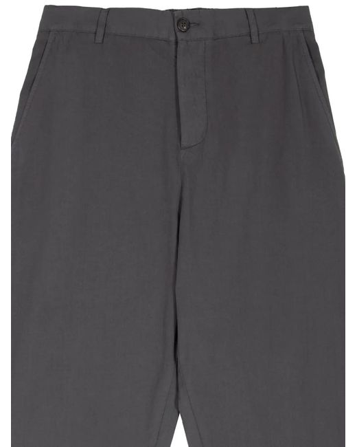 Grifoni Gray Elasticated-Waistband Trousers for men