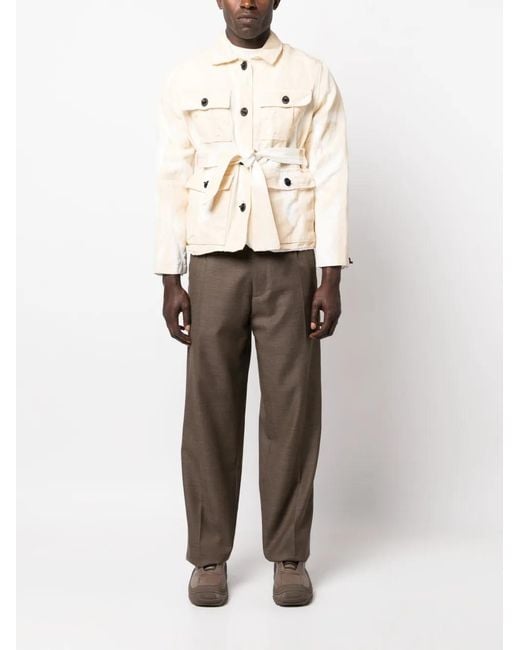 BOTTER Natural Long-Sleeve Belted Jacket