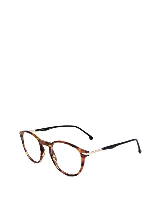 Carrera White Round-Frame Glasses