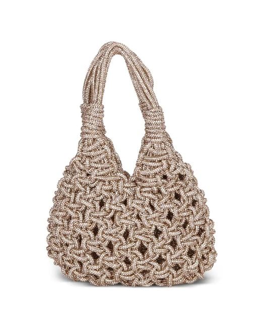 HIBOURAMA Natural Mini Vannifique Woven Backpack