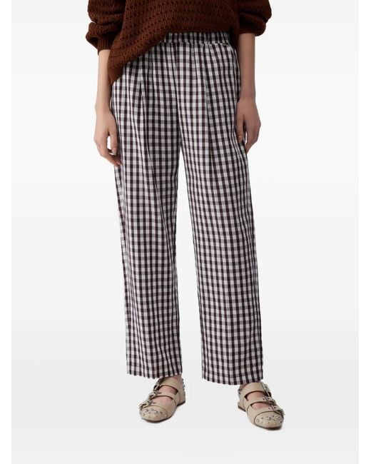 Liu Jo Brown Elastic Trousers
