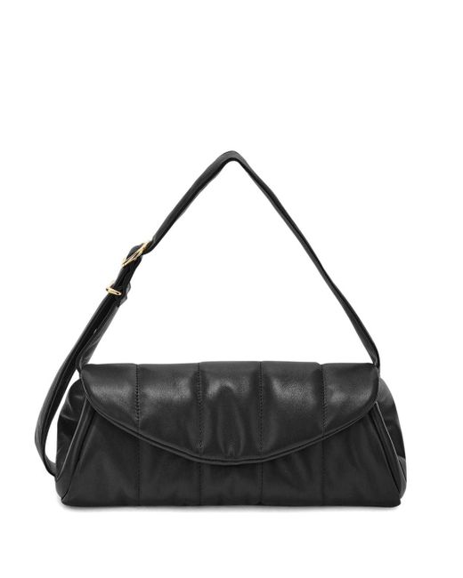 Borsa a spalla imbottita Cannolo grande di Jil Sander in Black