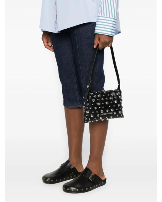 Simon Miller Black Studded Shoulder Bag