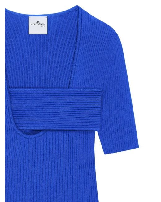 Courreges Blue Infinity Jumper