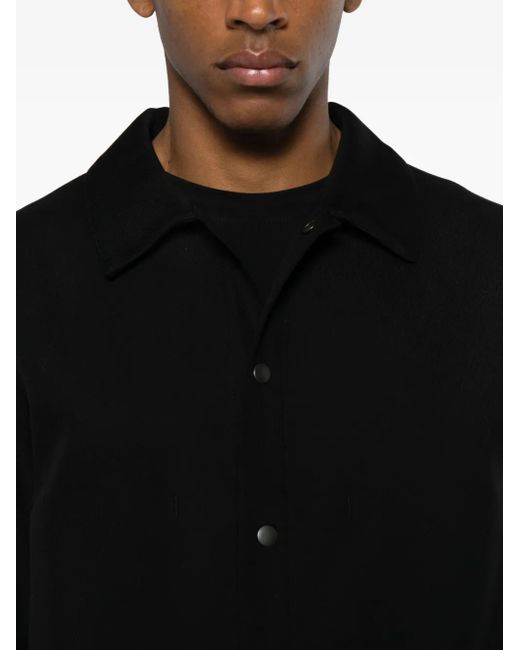 Nomen Nescio Black Jacke Mit Druckknöpfen