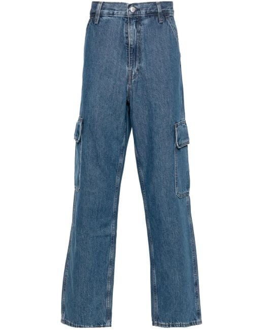 Levi's Blue 568 Cargo Jeans for men