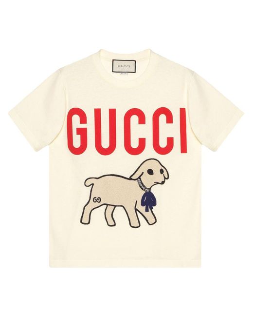 Gucci プリント Tシャツ White