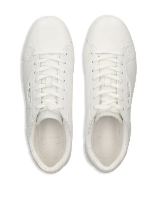 Michael Kors White Keating Lace Up Trainers for men
