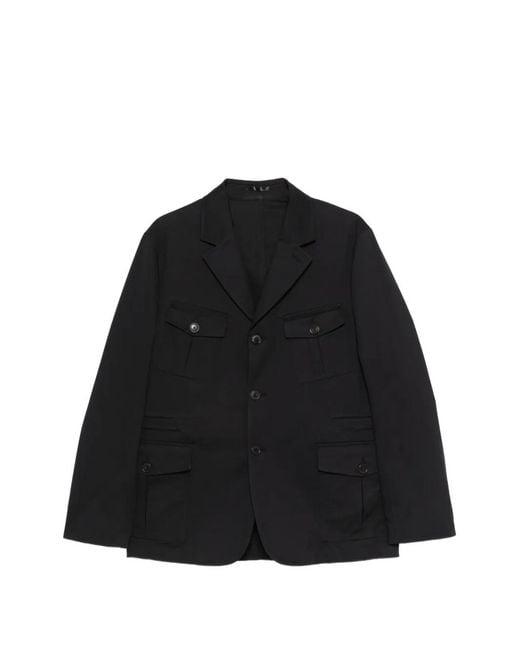 Paul Smith Black Flap-Pocket Jacket for men