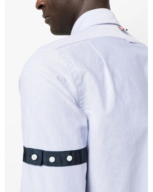 Camicia di Thom Browne in Blue da Uomo
