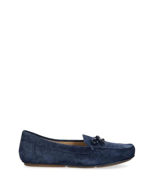 MICHAEL Michael Kors Blue Mocassins Juliette À Nœud