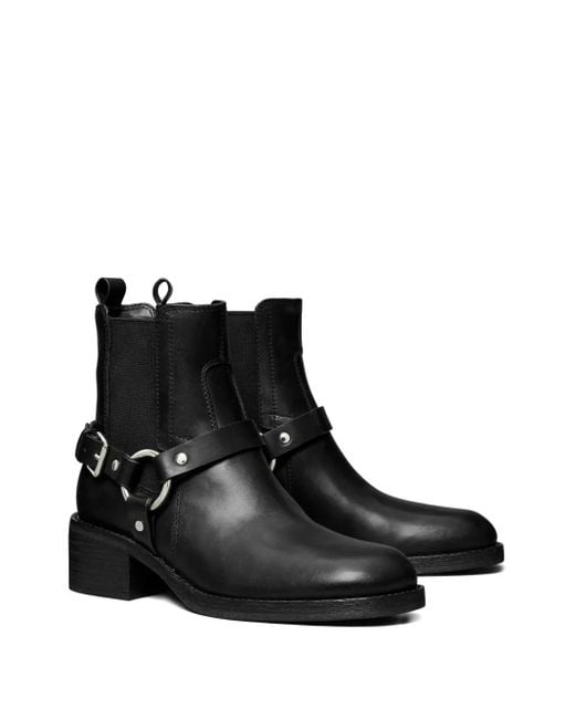 Tory Burch Black Moto Boot '50Mm'