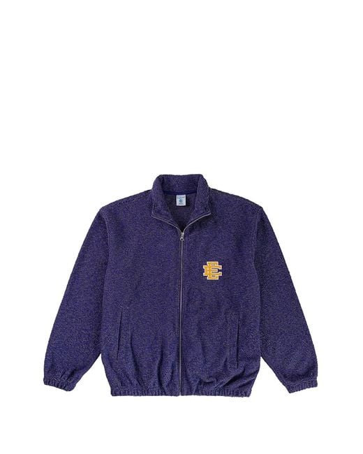 Eric Emanuel Blue Zip-Up Sweater for men