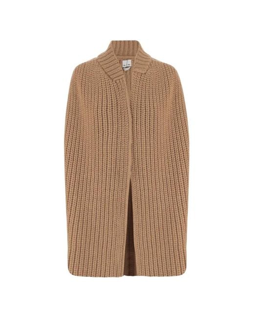 Sa Su Phi Brown Ribbed-Knit Cashmere Vest