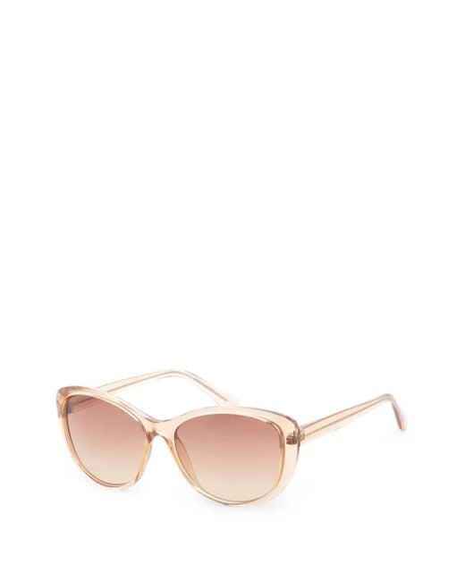 Calvin Klein Pink Cat-Eye Frame Sunglasses