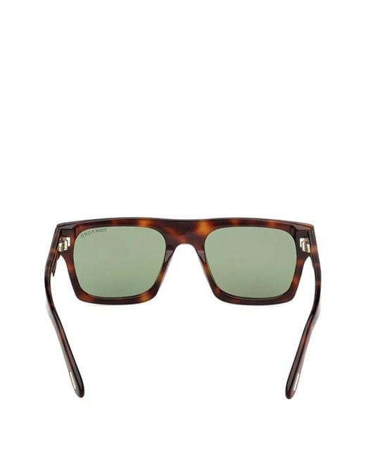 Tom Ford Green Cyrus Tortoiseshell-Effect Sunglasses for men