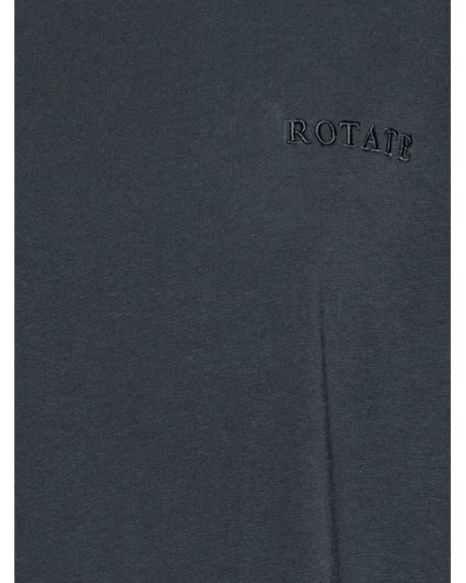 ROTATE BIRGER CHRISTENSEN ロゴ Tシャツ Black