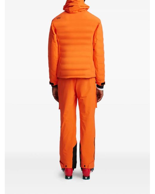 Aztech Mountain Orange Pyramid Hooded Jacket for men