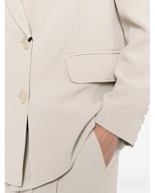 Pennyblack White Double-Breasted Pocket Jacket
