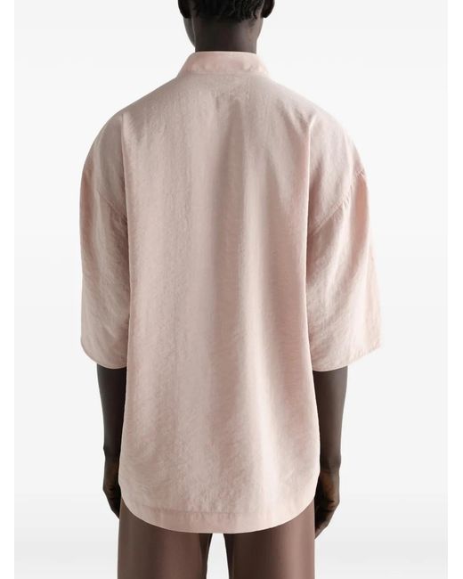 Lemaire Pink Soft Collar Top
