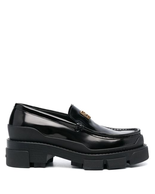 Givenchy Loafers Met Logoplakkaat in het Black