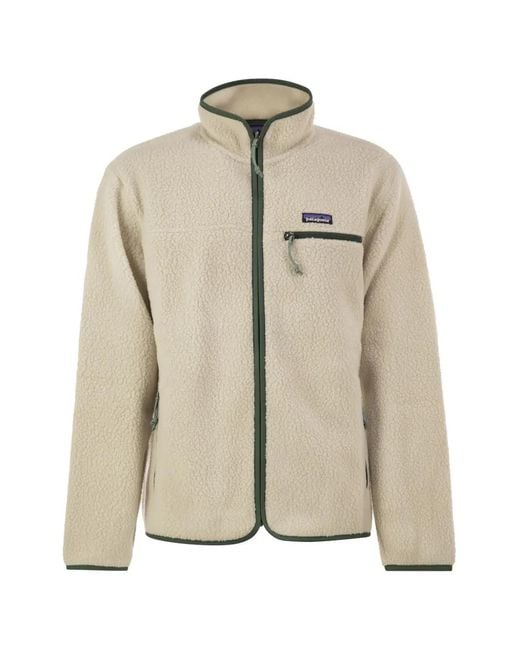 Patagonia Natural Retro Pile Fleece Jacket for men