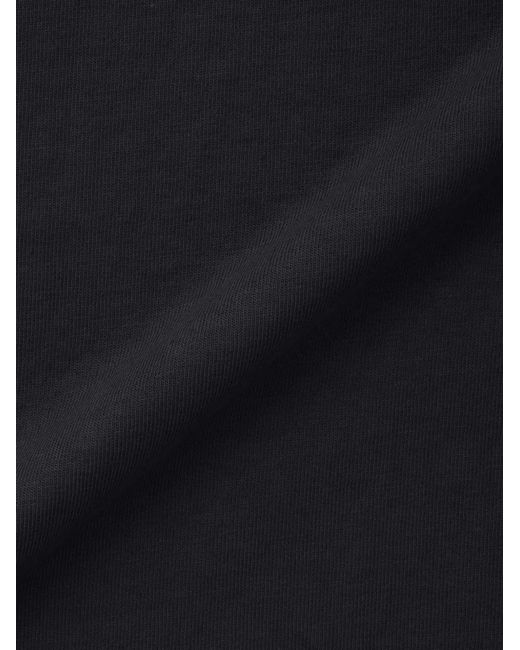 Momotaro Black Skull-Print T-Shirt for men