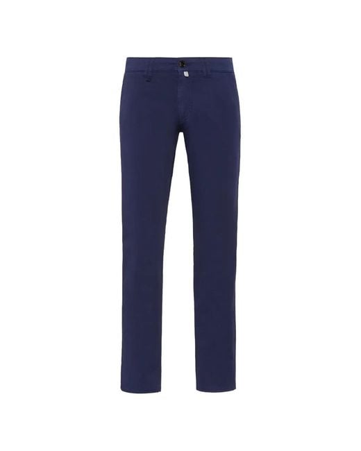 Billionaire Blue Pantalon Chino À Logo for men