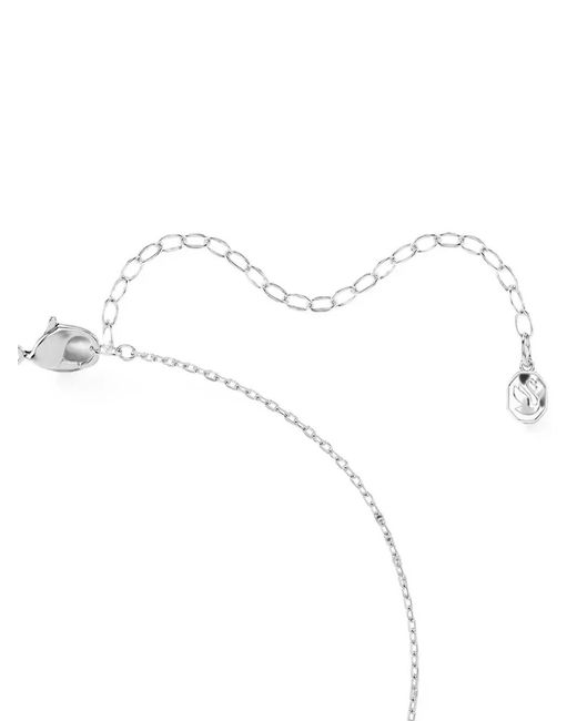 Swarovski White Matrix Crystal-Embellished Necklace
