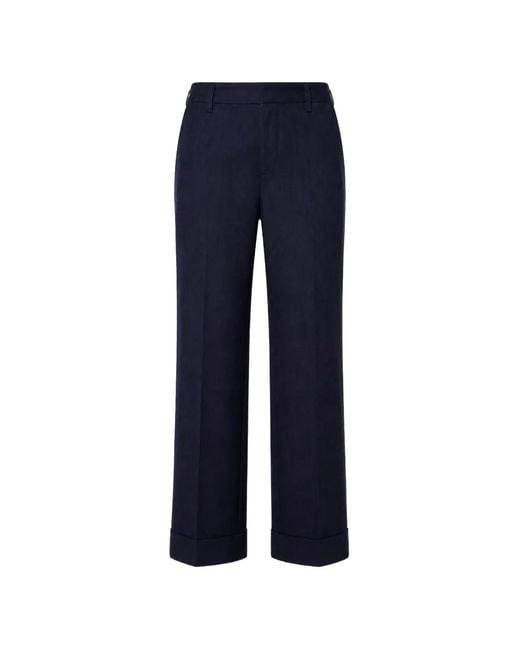 Tela Blue Andrew Turn-Up Trousers