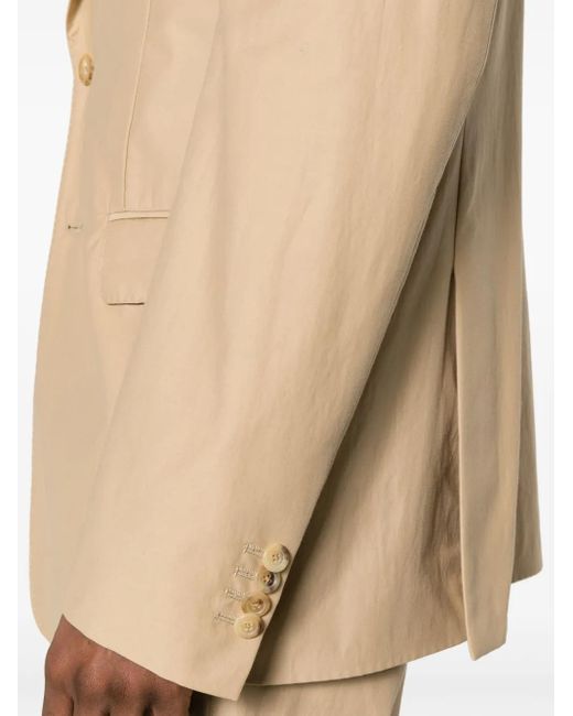 Moschino Natural Cotton Blend Blazer for men
