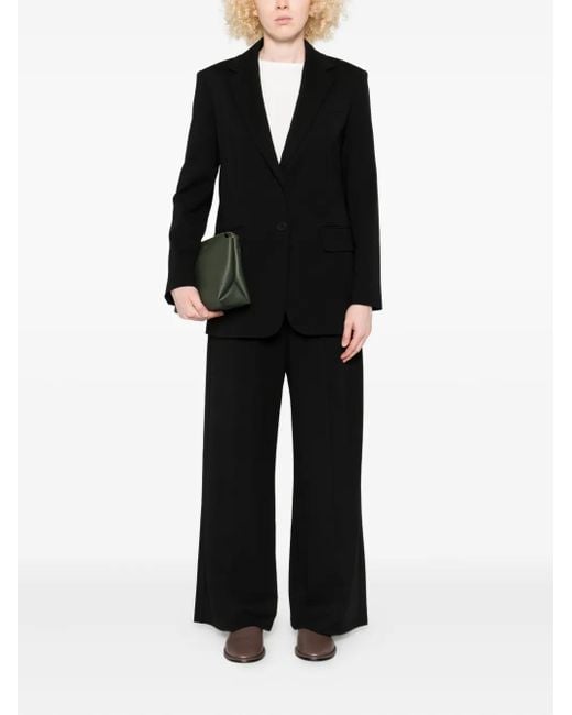 Weekend by Maxmara Black Single-Breasted Blazer
