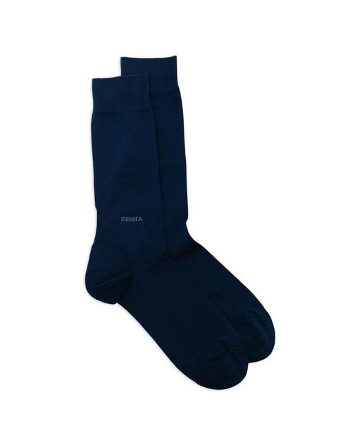Zegna Blue Everyday Socks
