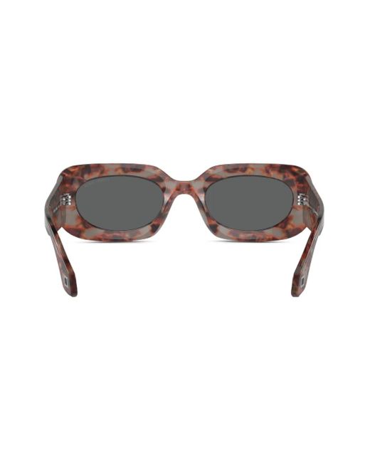 Giorgio Armani Gray Logo-Print Sunglasses