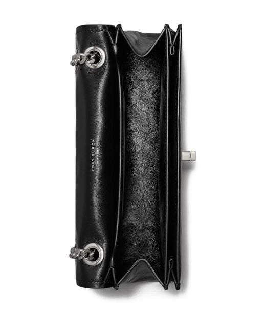 Tory Burch Black 'Kira' Turnlock Shoulder Bag