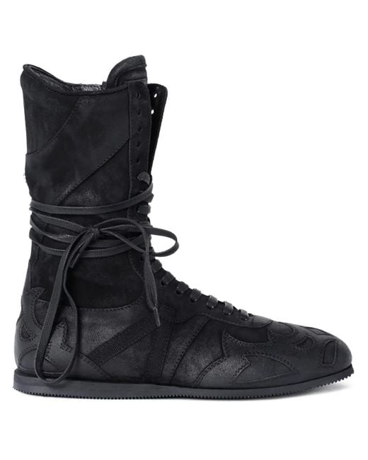 Ann Demeulemeester Palne Sneakers aus Wildleder in Black für Herren