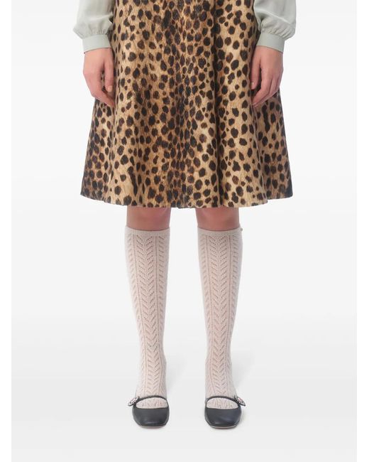 Valentino Garavani Natural Vlogo Signature Socks