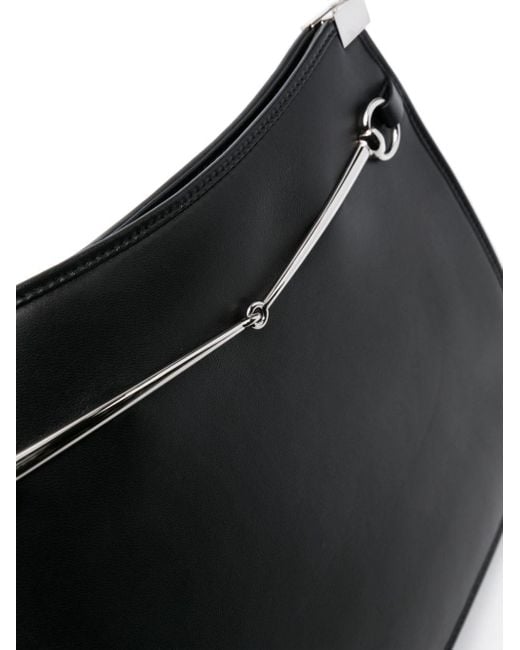 Bolso de hombro Horsebit mediano Gucci de color Black