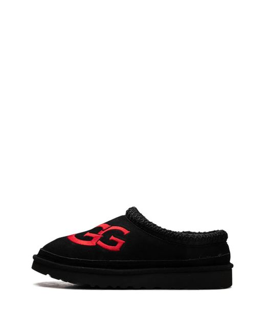 Ugg Tasman Logo /Samba" Slipper in Black für Herren