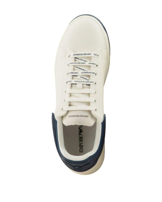 Emporio Armani Chunky Sneakers in het White voor heren