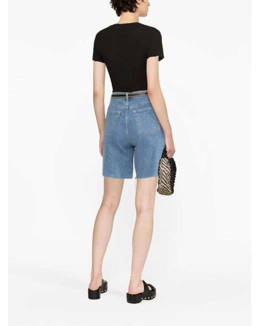 James Perse Black Slub Cotton T-Shirt