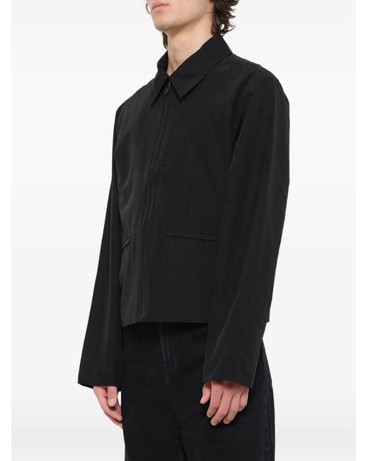 Entire studios Black Wight Zip-Up Jacket for men