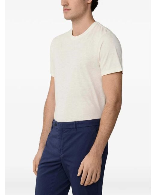 Hackett White Crew-Neck T-Shirt for men