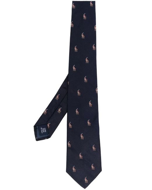 Polo Ralph Lauren Blue Neck Tie No Subclass Accessories for men