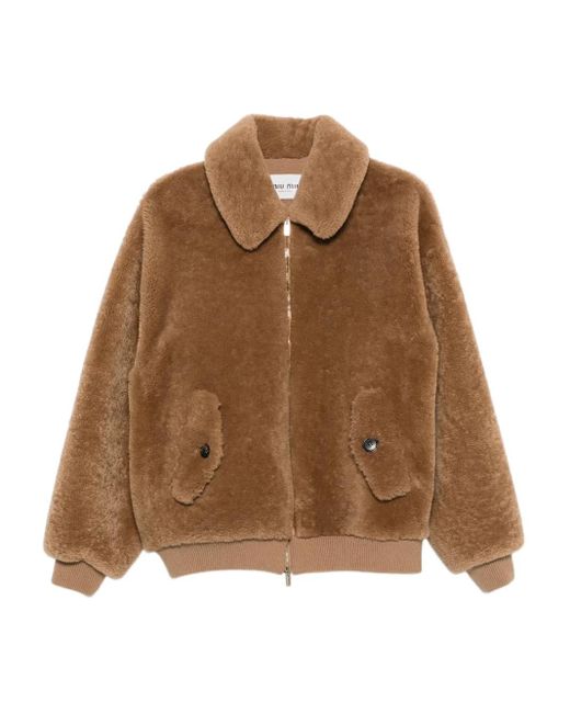 Miu Miu Lammy Jack in het Brown