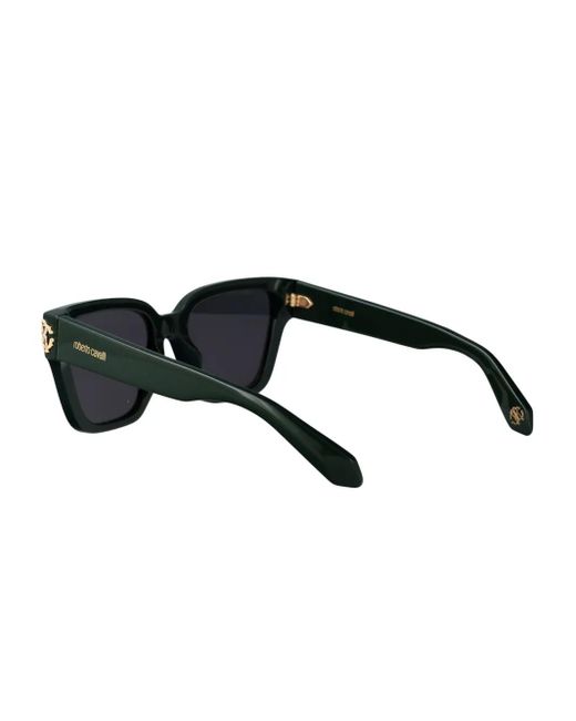 Roberto Cavalli Black Square-Frame Sunglasses