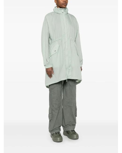 Add Green Logo-Embroidered Coat